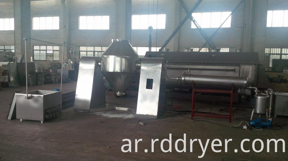 Pharmaceutical Rotary Come Vacuum Dryer